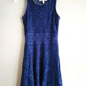 Baileygirl Dark Blue Lace Dress